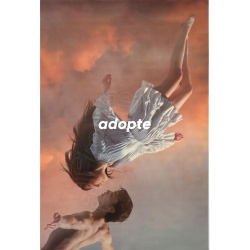 Affiche originale "ADOPTE un MEC", "Le baisé divin de la vie"