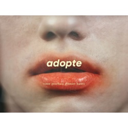 Affiche originale "ADOPTE un MEC", "Votre prochain premier baiser" modèle homme