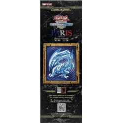 Affiche originale Yu-Gi, Oh (Dragon Blanc aux yeux bleus) du championnat du monde 2025 à Paris