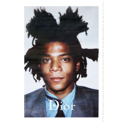 Affiche originale DIOR "Jean-Michel Basquiat par Andy Warhol