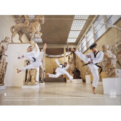 Paris Musée fête les jeux 2024, visuel "Karatéka"