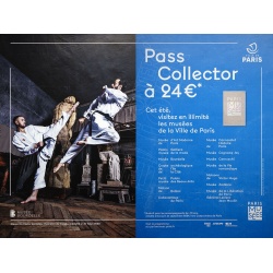 Paris Musée fête les jeux 2024, visuel "Pass collector 24€ - Karatéka"