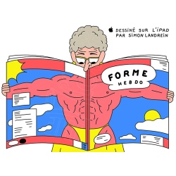 APPLE célèbre les JO 2024 avec Simon Landrein, visuel "Forme Hebdo"