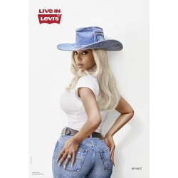 Levi’s dévoile en 2024 "LIVE IN" une nouvelle campagne d'affichage publicitaire avec Beyoncé