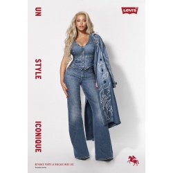 Second chapitre de la collaboration Beyoncé x Levi’s avec l'affiche de 2025 "Un Style iconique"