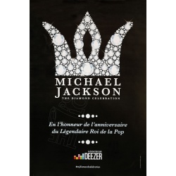 Affiche originale Michel Jackson "The Diamond Celebration"