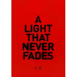 Affiche originale du Milan AC contre l'INTER (A LIGHT THAT NEVERS FADES)