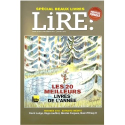 Affiche originale du magazine  LIRE avec un dessin de Jean-Jacques SEMPÉ en couverture