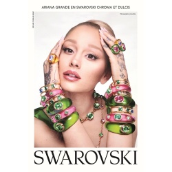 Affiche originale Ariana Grande pour Swarovski, "Chroma et Dulcis"