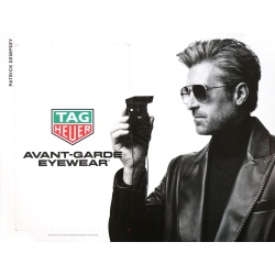 Affiche originale avec Patrick Dempsey pour "Tag Heuer"