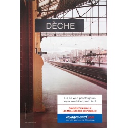 SNCF, affichage publicitaire « Dèche » de 2005