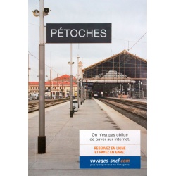 SNCF, affichage publicitaire « Pétoches » de 2005