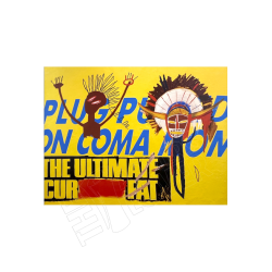 "Basquiat x Warhol à quatre mains" - Fond "Collaboration detail" (format 200x150 cm)