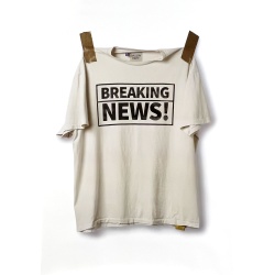 Affiche originale par Josué Thomas, visuel "BREAKING NEWS!"