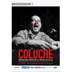 Coluche à l'Hôtel de Ville de Paris