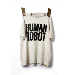 Affiche originale par Josué Thomas, visuel "HUMAN ROBOT"