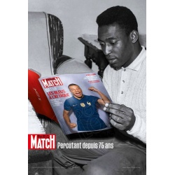 "Paris Match, Percutant depuis 75 ans" - Pelé et Kylian MBappé