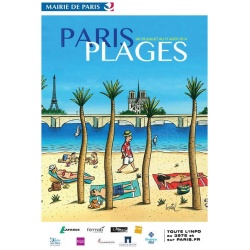 "Paris Plage" 2014 vu par Loustal