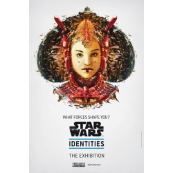 Affiche originale "Amidala", l'exposition "Starwars Identities" à la cité du cinéma