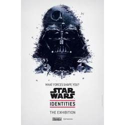 Affiche originale "Darth Vader", l'exposition "Starwars Identities" à la cité du cinéma
