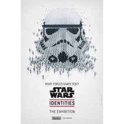 Affiche originale "Stormtrooper", l'exposition "Starwars Identities" à la cité du cinéma