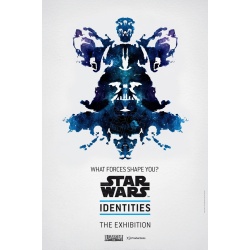 Affiche originale "Vader Papillon", l'exposition "Starwars Identities" à la cité du cinéma
