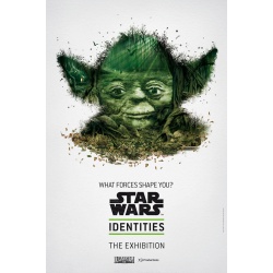 Affiche originale "Yoda", l'exposition "Starwars Identities" à la cité du cinéma