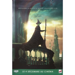 Affiche originale du film WICKED partie 1 avec Cynthia Erivo, "Elphaba"