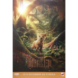 Affiche originale du film WICKED partie 1 avec Brrr, "Le Lionceau"