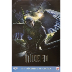 Affiche originale du film WICKED partie 1 avec Chistery Nikko, "Singe"