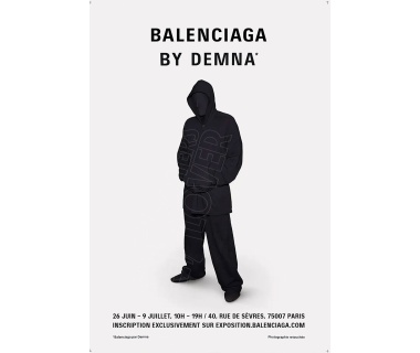 Affiche originale Balenciaga By DEMNA "10 ans"