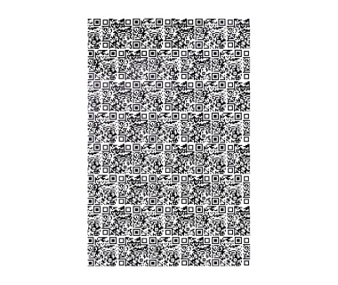 Affiche originale  "Street ART" pour ADOPTE UN MEC, visuel QRCode