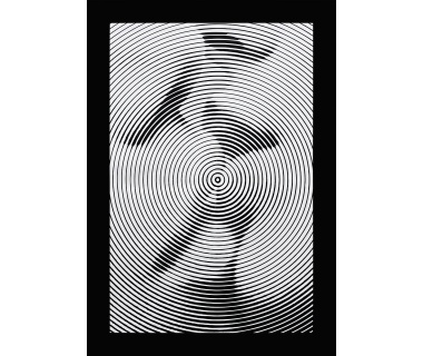 Affiche originale  "Street ART" pour ADOPTE UN MEC, visuel visages