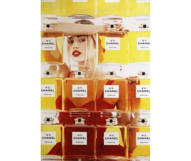 Affiche originale pour CHANEL N°5 "Le loup" avec Estella Warren