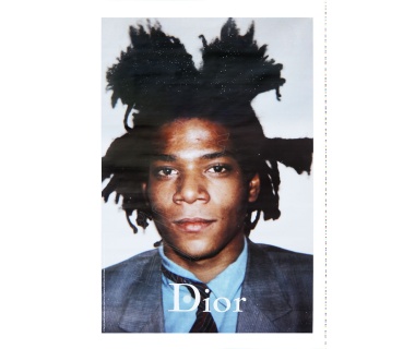 Affiche originale DIOR "Jean-Michel Basquiat par Andy Warhol