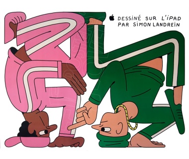 APPLE célèbre les JO 2024 avec Simon Landrein, visuel "Break Dance"