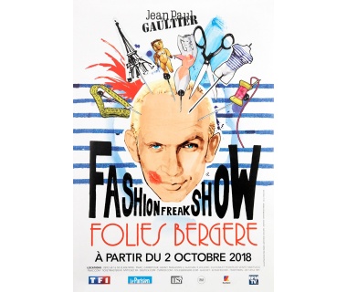 Folies Bergère Fashion Freak Show - Jean Paul Gaultier, fond blanc