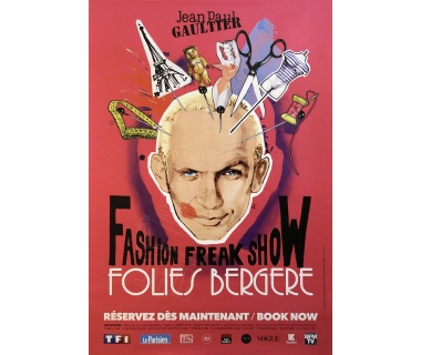 Folies Bergère Fashion Freak Show - Jean Paul Gaultier, visuel rouge
