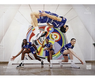 Paris Musée fête les jeux 2024, visuel "Hand-Ball"