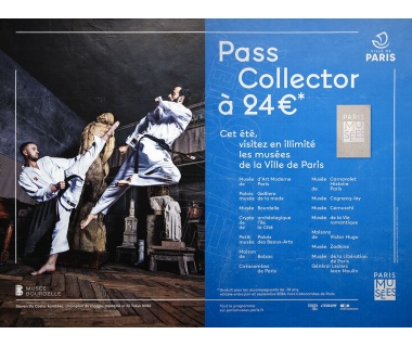 Paris Musée fête les jeux 2024, visuel "Pass collector 24€ - Karatéka"