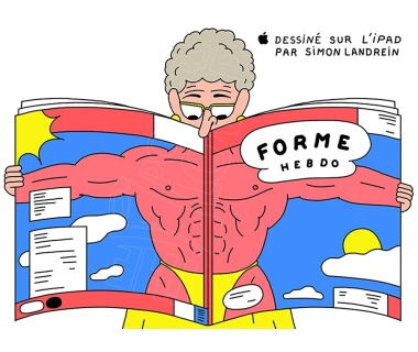 APPLE célèbre les JO 2024 avec Simon Landrein, visuel "Forme Hebdo"