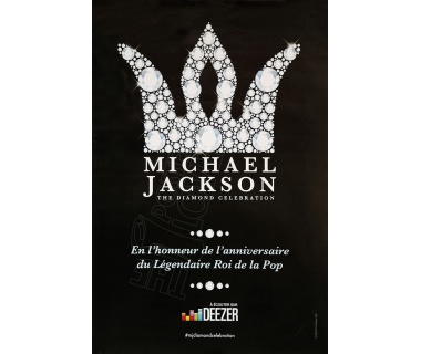 Affiche originale Michel Jackson "The Diamond Celebration"