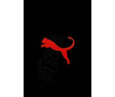 Affiche originale du Milan AC contre l'INTER (Logo PUMA)