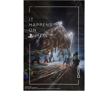 Affiche originale PS5, Playstation, "Partie de pêche"