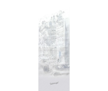 Jean-Jacques Sempé "Immeuble Porte Bleue" Paris 2019