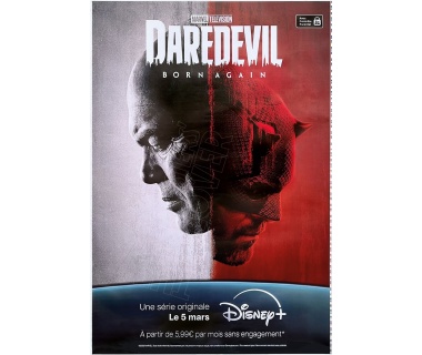 Affiche originale série Daredevil "Born Again" des Studios Marvel