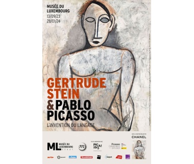 Affiche originale Gertrude Stein et Pablo Picasso au musée du Luxembourg