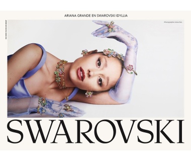 Affiche originale Ariana Grande pour Swarovski, "Idyllia"