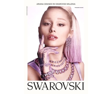 Affiche originale Ariana Grande pour Swarovski, "Millenia"