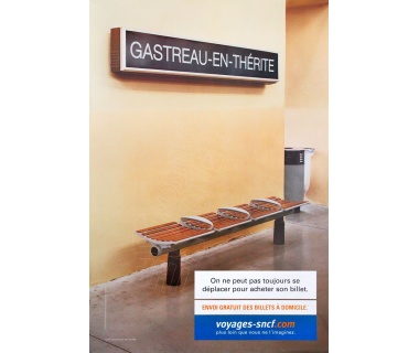 SNCF, affichage publicitaire « Gastreau-En-Thérite » de 2005